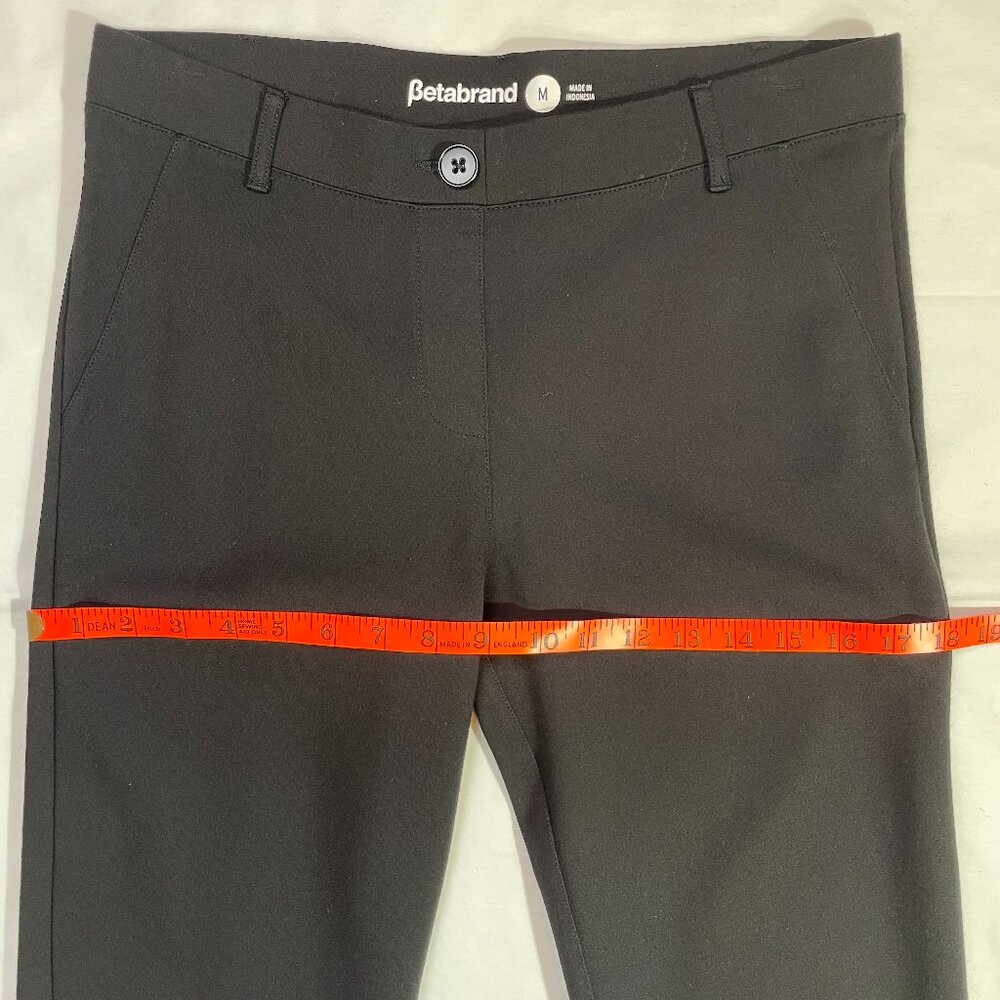 Betabrand Classic Dress Pants Yoga Comfort Pull On Straight Leg Size M - Picture 9 of 15